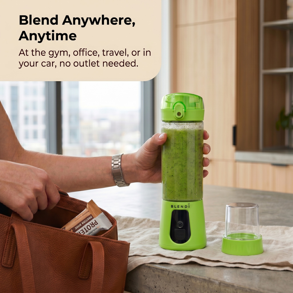 BLENDi Pro+ Portable Blender – 120W, 17oz, Crushes Ice, USB-C Rechargeable
