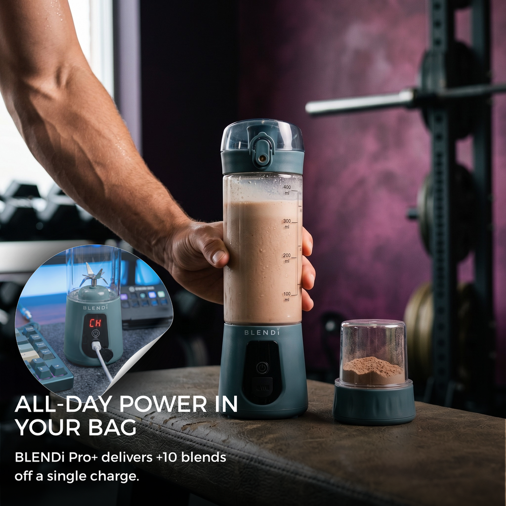 BLENDi Pro+ Portable Blender – 120W, 17oz, Crushes Ice, USB-C Rechargeable