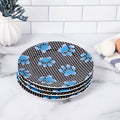 Paw Print Salad Plates - Set of 4