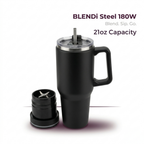 BLENDi Steel Insulated Portable Blender – 21oz, Crushes Ice, USB-C Rechargeable