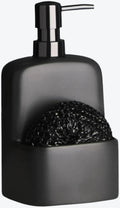 BosilunLife Soap Dispenser with Sponge Holder Liquid Recycled Ceramic Eco-Clay