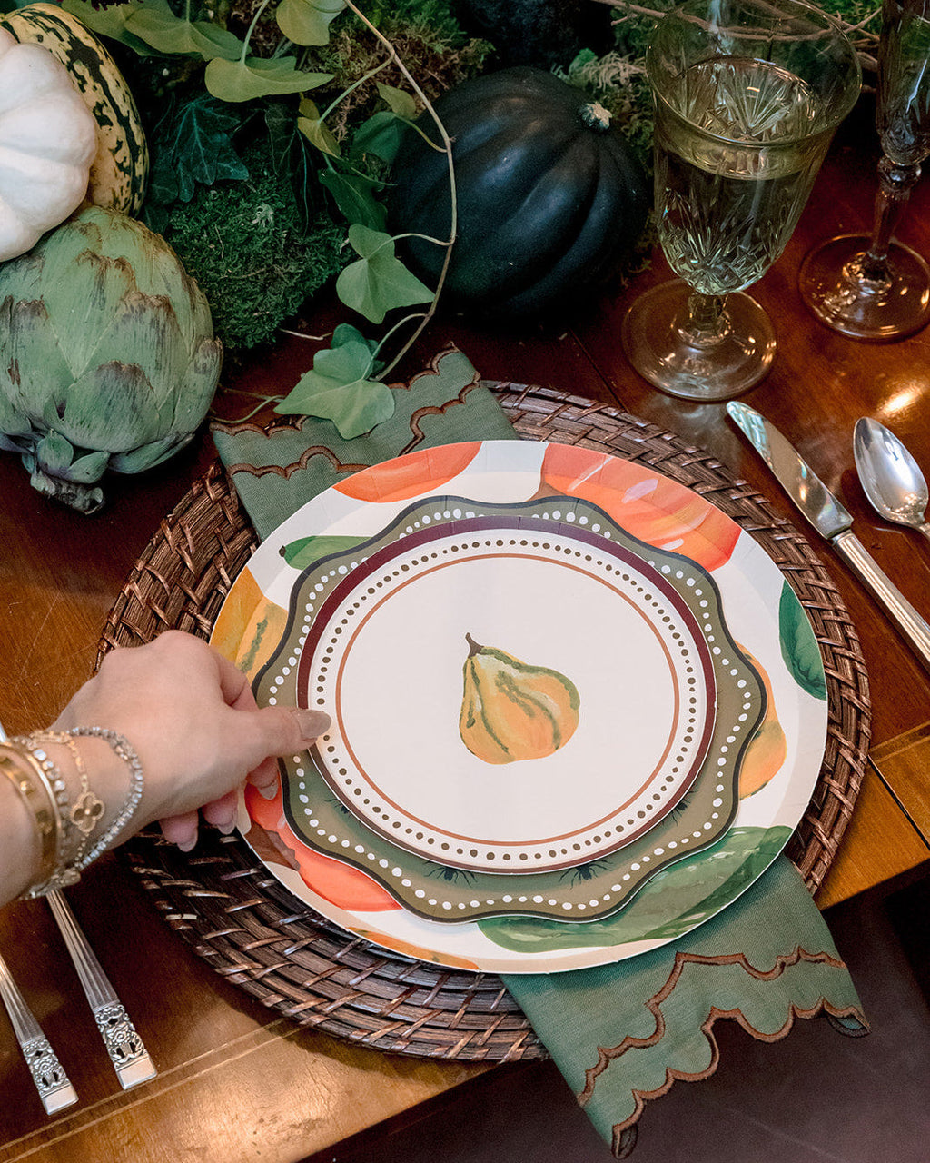 Sanderson Hors d'Oeuvres Plate - Gourd