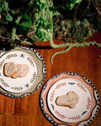 Creepy Casa Hors d'Oeuvres Plate - Bone/Orange