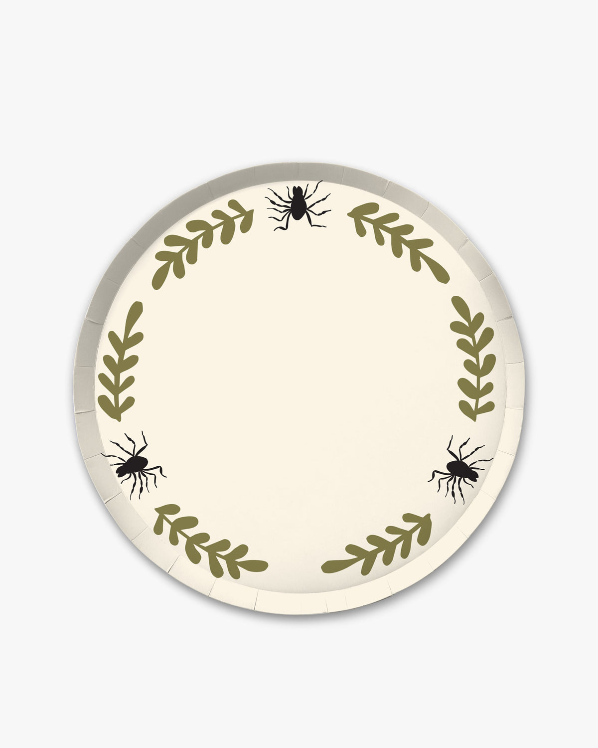 Creepy Casa Dinner Plate Set - Bone/Olive