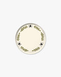 Creepy Casa Hors d'Oeuvres Plate - Bone/Olive