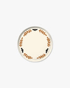 Creepy Casa Hors d'Oeuvres Plate - Bone/Orange