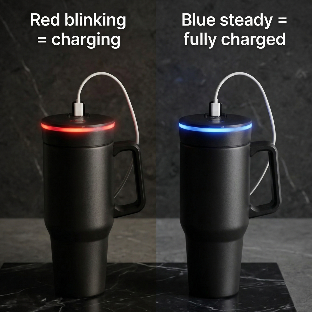 BLENDi Steel Insulated Portable Blender – 21oz, Crushes Ice, USB-C Rechargeable