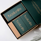 BosilunLife Leaf Shape Soap Dish Recycled Ceramic Eco-Clay